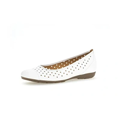 Afbeelding van Gabor 44.169.12 ballerina voor dames, Wit 21, 40 EU