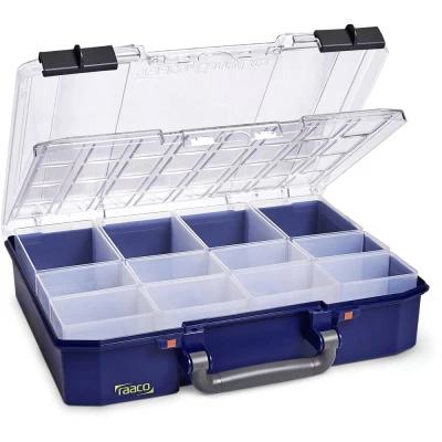 Afbeelding van raaco CarryLite 80 4x8 12 DLU Assortimentskoffer Aantal vakken: Inhoud 1 stuk(s)