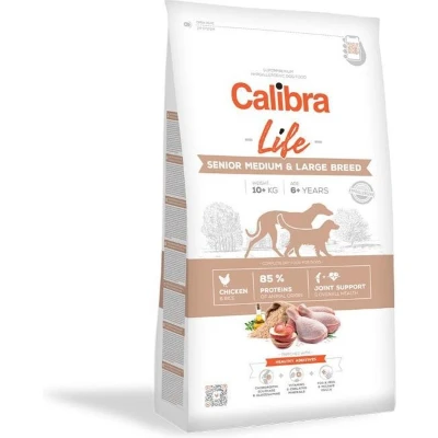 Afbeelding van Calibra Dog Life Senior Medium &amp; Large Breed Kip 12 kg