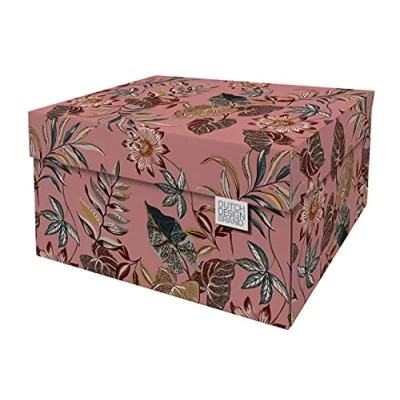 Afbeelding van Dutch Design Storage Box Floral Garden Multi color / 39,5 cm x 32 21 FSC gecertificeerd golfkarton volledig recyclebaar
