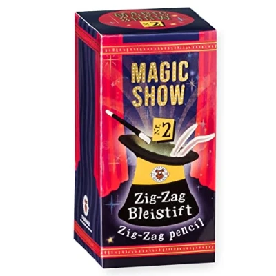 Afbeelding van TRENDHAUS 957887 Magic Show nr. 2 [Zig Zag potlood], verbazingwekkende goocheltrucs voor kinderen vanaf 6 jaar, met online video&#039;s, tips 2, rood
