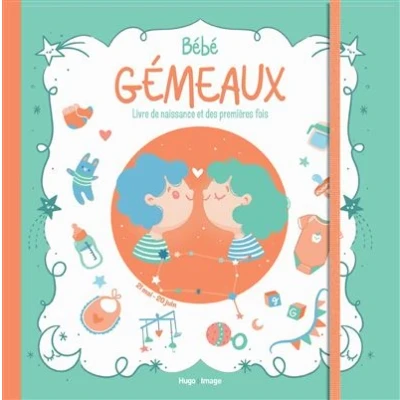 Image de Bébé Gémeaux Livre de naissance et des premières fois