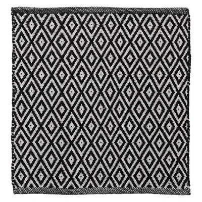 Afbeelding van Sealskin Trellis Badmat 60x60 cm Katoen Zwart