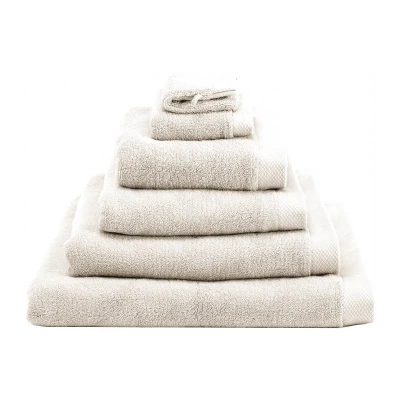 Afbeelding van Heckett &amp; Lane 2 stuks Premium Baddoek 60 x 110 cm Off White