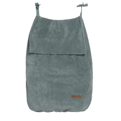 Afbeelding van Baby&#039;s Only Boxzak Opbergzak speelgoed Boxopbergzak Boxtas Speelgoedzak Sense Zeegroen Zachte rib corduroy stof