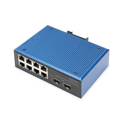 Afbeelding van Digitus DN 651146 Industrial Ethernet Switch 8 + 2 poorten 10 / 100 1000 MBit/s