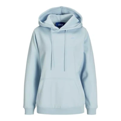 Image de JACK&amp;JONES JXABBIE RLX LS Every Hood SWT NOOS, Skyway/impression : logo Jjxx bleu poudré, S