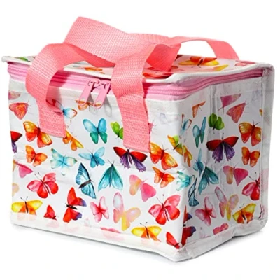 Afbeelding van koeltas Lunchtas Vlinderhuis Gerecycled vlinder picknick lunch