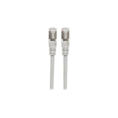 Image de Intellinet Network Patch Cable, Cat6A, 0.5m, Grey, Copper, S/FTP, LSOH / LSZH, PVC, RJ45, Gold Plated Contacts, Snagless, Booted, Lifetime Warranty, Polybag Cordon de raccordement RJ 45 (M) pour 50 cm SFTP CAT 6a IEEE 802.3af déma