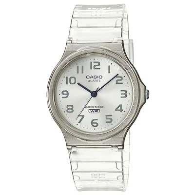 Afbeelding van Casio Unisex Horloge, Maat: One Size, White transparent