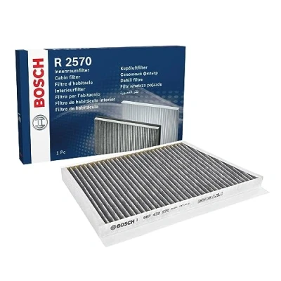 Afbeelding van BOSCH 1 987 432 570 Interieurfilter Carbon filter 332 189 26 MERCEDES BENZ: C Class Saloon, T modell, CLK Coupe