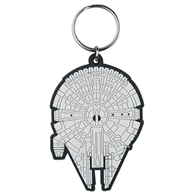 Afbeelding van STAR WARS Rubber Keyring Millenium Falcon 6 Cm
