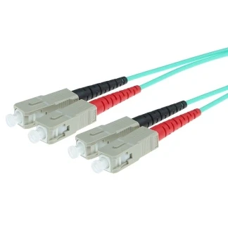 Afbeelding van ACT RL3602 Glasvezel Patchkabel Duplex LSZH SC/SC 50/125µm OM3 2 meter