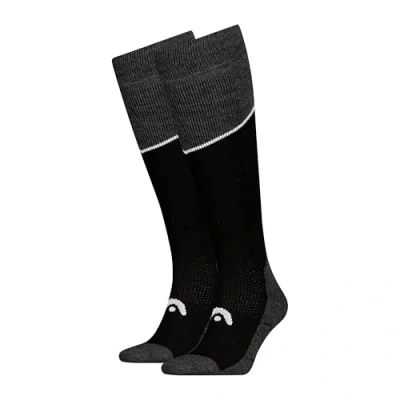 Afbeelding van Head Ski Sokken Kniehoogte 2 pak Beginner 42 Zwart