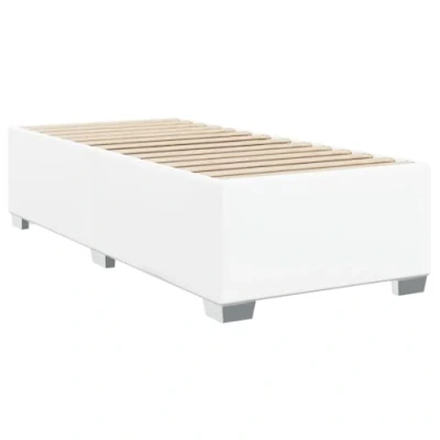 Afbeelding van Bedframe kunstleer wit 90x200 cm