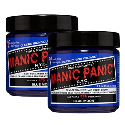 Image de Manic Panic Teinture pour cheveux Coloration semi permanente 118ml Blue Moon