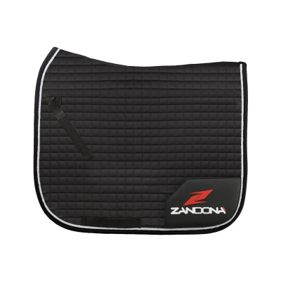 Image de Zandona Tapis de Selle Dressage MCL Noir Cob