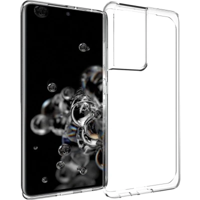 Afbeelding van Accezz Hoesje Geschikt voor Samsung Galaxy S21 Ultra Siliconen Clear Backcover Transparant