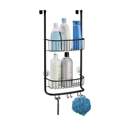 Afbeelding van iDesign Forma Douche Caddy Hangend Roestvast Staal Zwart