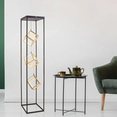 Afbeelding van LED vloerlamp Tripolis 3 traps dimbaar lamps
