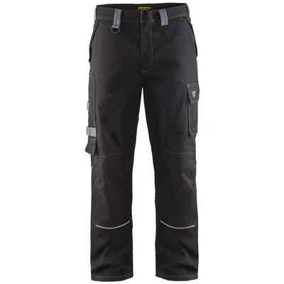 Image de Pantalon retardant flamme noir/gris