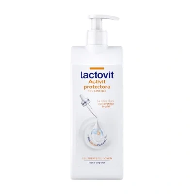 Afbeelding van Lactovit Activit beschermende lichaamsmelk met lactobacillus onmiddellijke absorptie, 48 uur voeding en bescherming, geschikt voor de normale huid 400 ml