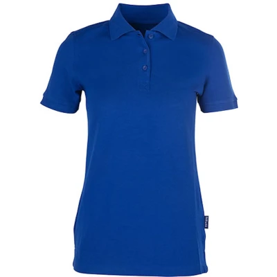 Afbeelding van Women&#039;s Heavy Polo &#039;Stretch&#039; met korte mouwen Royal Blue XS