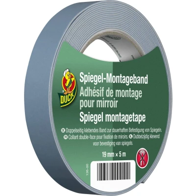 Afbeelding van Montagetape Duck 5 meter (Spiegeltape, Dubbelzijdig, 19 mm)