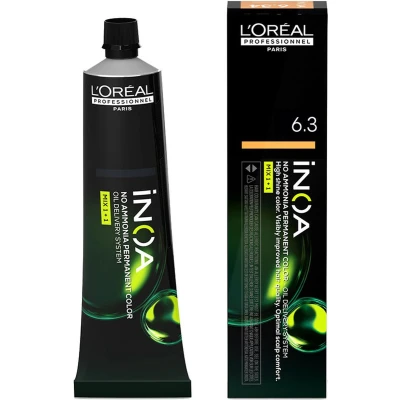 Afbeelding van Permanente Kleur L&#039;Oreal Professionnel Paris Inoa Nº 6.3 60 g