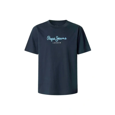 Afbeelding van Pepe Jeans EGGO Tshirt print, Heren, Maat: Medium, Deep sea blue
