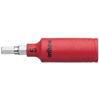 Afbeelding van Wiha 43111 Inbus Dopsleutelinzetstuk 5 mm 1 stuks 1/4 (6.3 mm)