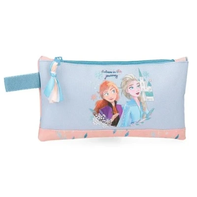 Afbeelding van Joumma Disney Frozen Believe in the Journey etui, drievoudig, Blauw, 22 x 12 5 cm, polyester L, drievoudige Drievoudig etui