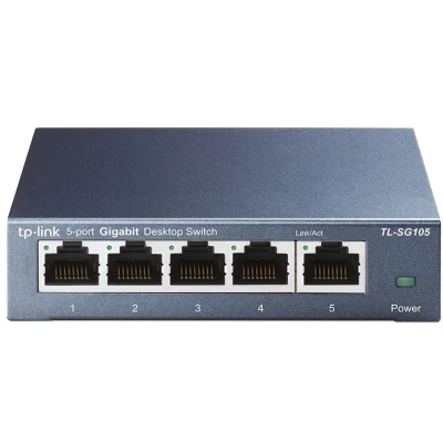 Afbeelding van TP Link TL SG105 Netwerk Switch Unmanaged 5 Poorten