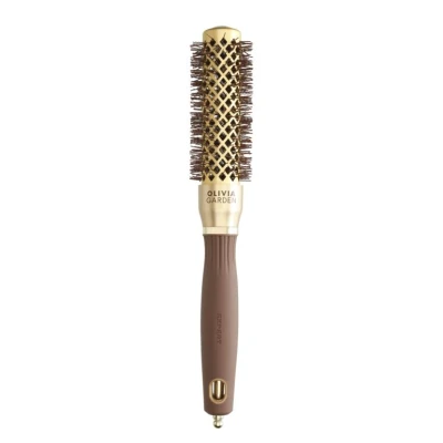 Afbeelding van Olivia Garden Expert Blowout Shine Wavy Goud/Bruin 25mm Haibu by Kapperskorting.com