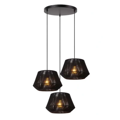 Afbeelding van Lucide JESSICA Hanglamp Ø 35,5 cm 3xE27 Zwart