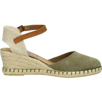 Afbeelding van Verbenas Malena Sandalen Touwzool groen Maat 37