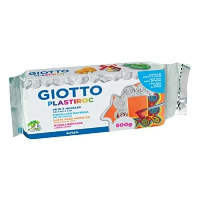 Image de GIOTTO Plastiroc Pain 500g de pâte à modeler autodurcissante blanche