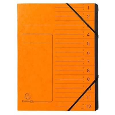Afbeelding van Exacompta 541204E 10x Trieur agrafé int. n