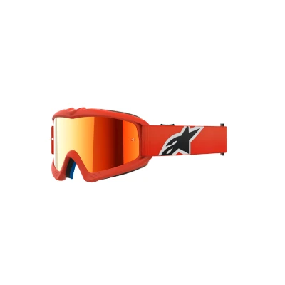 Afbeelding van Alpinestars Vision Corp Jeugd Crossbril Oranje (Lens: Spiegel Rood)