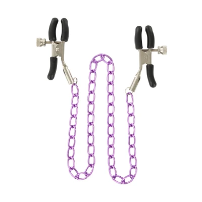 Afbeelding van Stimulerende Tepel Ketting Paars