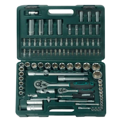 Afbeelding van Brüder Mannesmann M98410 Dopsleutelset Metrisch 1/4 (6.3 mm), 1/2 (12.5 mm) 94 delig