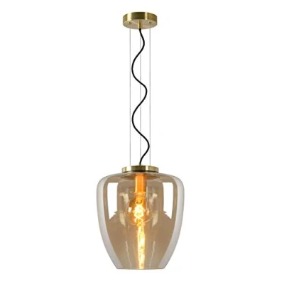 Afbeelding van Lucide FLORIEN Hanglamp 1xE27 Amber