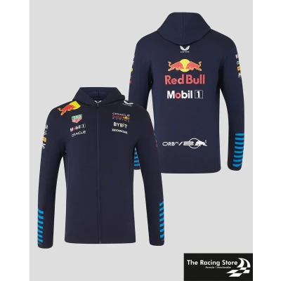 Afbeelding van Oracle Red Bull Racing Teamline Kids Hoody met Rits 2024 JS (128 134) Max Verstappen Sergio Perez