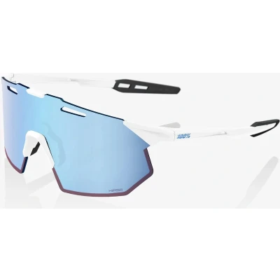 Afbeelding van Fietsbril 100% Hypercraft Sq Soft Tact White Hiper Blue Multilayer Lens