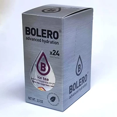 Afbeelding van Bolero drank 24 zakjes 3 g fruitsticks bereid oplosbaar poeder voor verse dranken in water product, 72 gram gezoet met stevia (ice tea passion fruit)