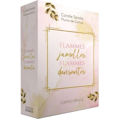Image de flammes jumelles, dansantes Cartes oracle