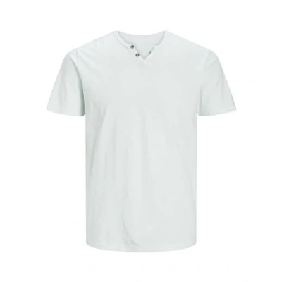 Image de JACK &amp; JONES T shirt pour homme à col divisé chiné, menthe, M