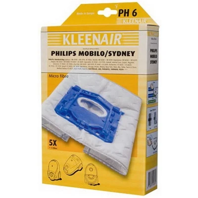 Afbeelding van Kleenair Stofzuigerzak Philips Mobilo PH6 5 stuks