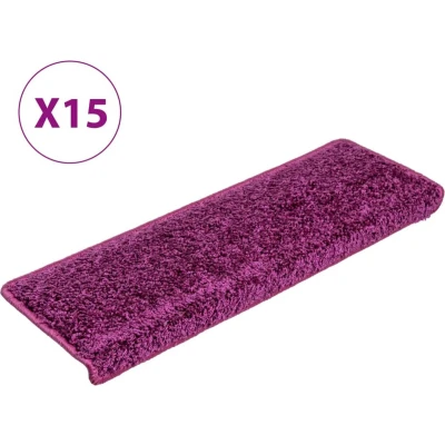 Afbeelding van vidaXL Trapmat Violet 65 x 25 cm