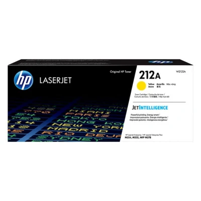 Image de Cartouche de toner jaune HP 212A LaserJet authentique